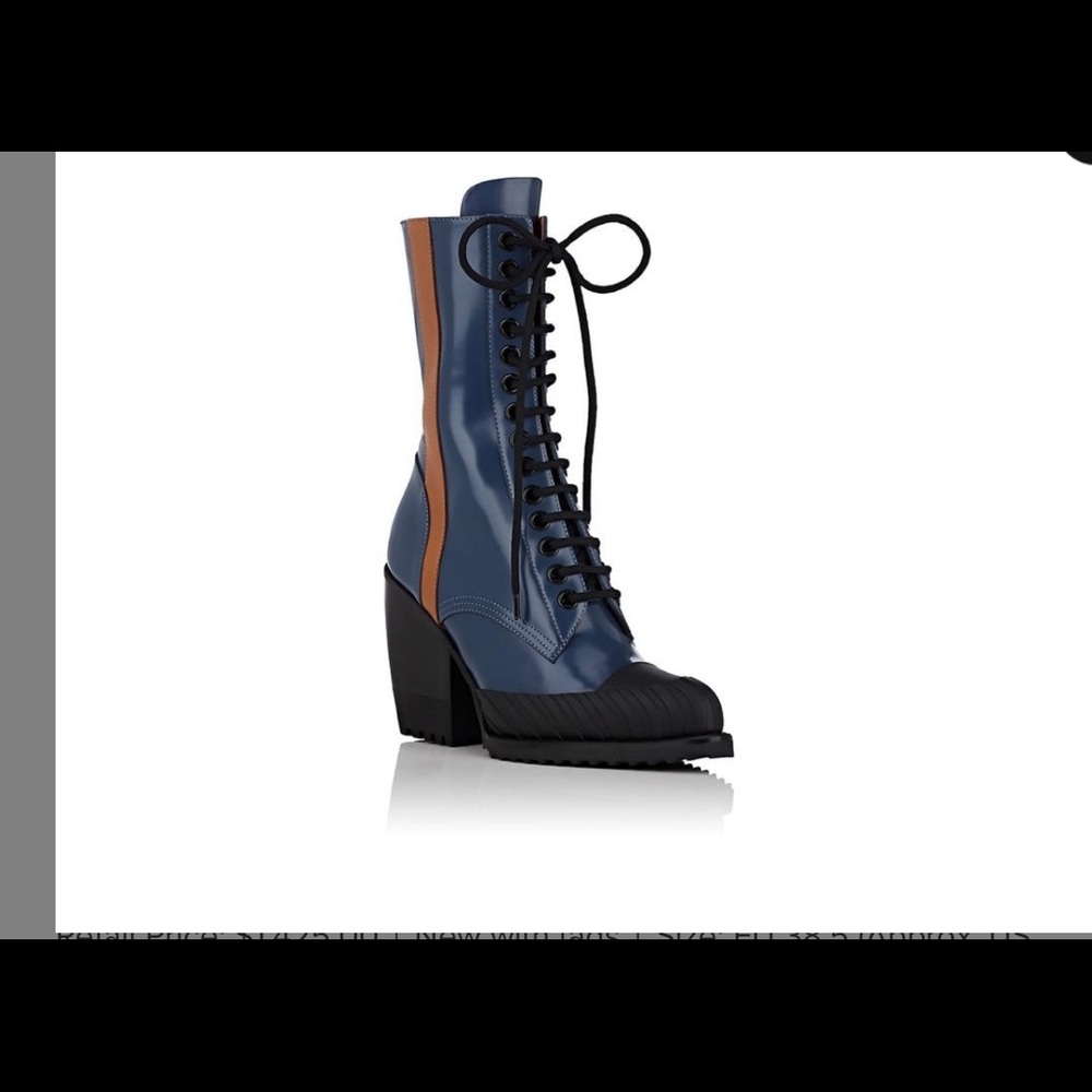 CHLOÉ
Rylee Spazzolato Leather Ankle Boots